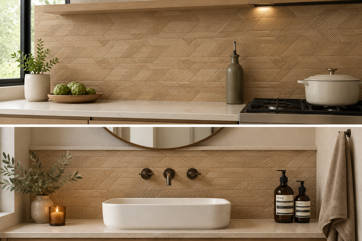 Lungarno New Dimensions Dark Oak Chevron