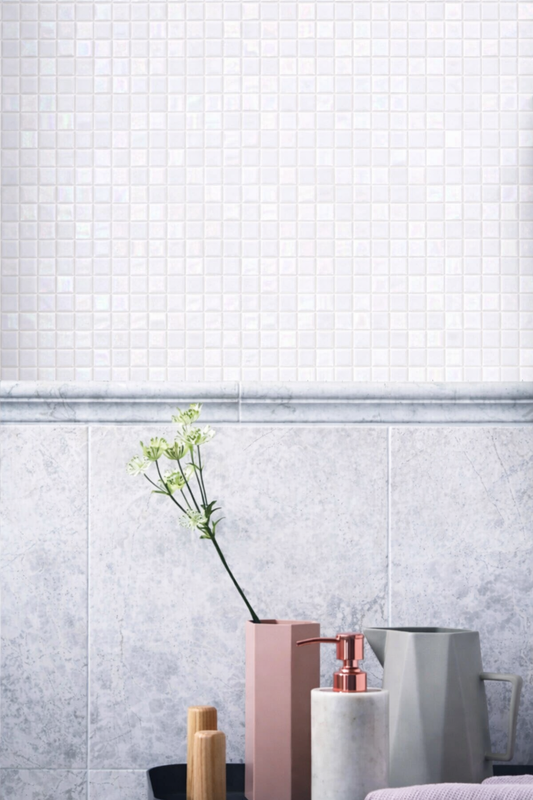 Glass Mosaic - Malta Ice 1"x1"