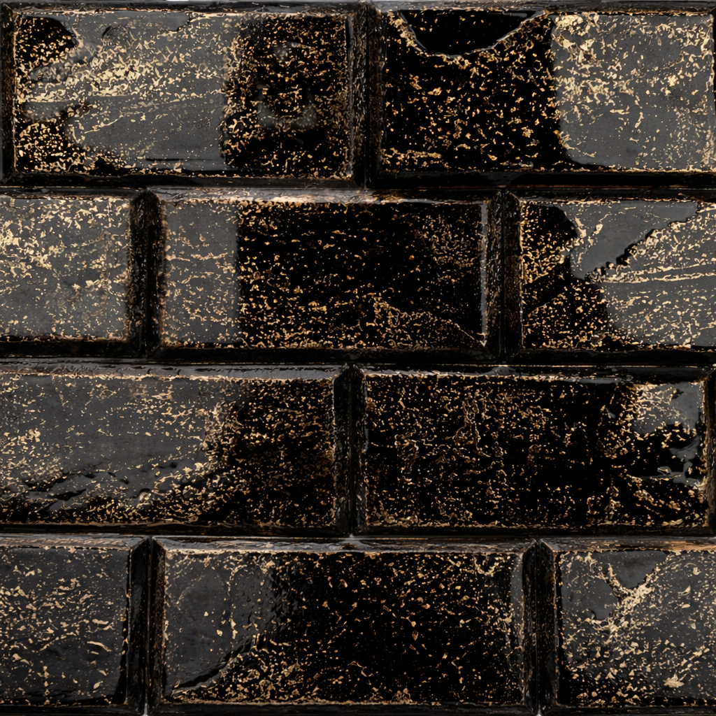 Sample - Tempered - Black Hills Gold Tile