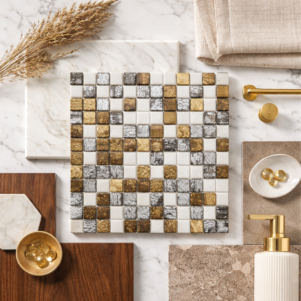 Glass Mosaic - Trends Andes 1"x1"