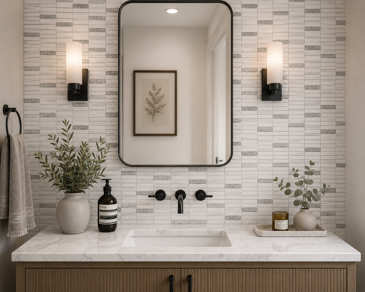 Marmos - Strips 1x4 Textured Mosaic