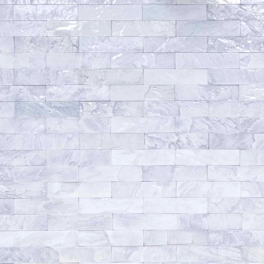 Tempered - Nickel Leather Stone Tile