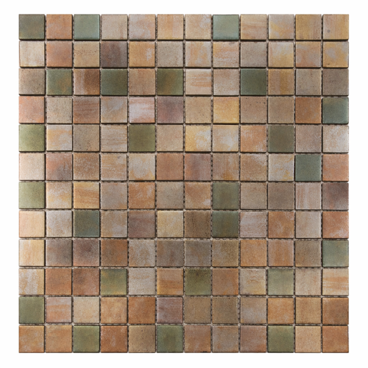 Glass Mosaic - Mineral Limonite 1"x1"