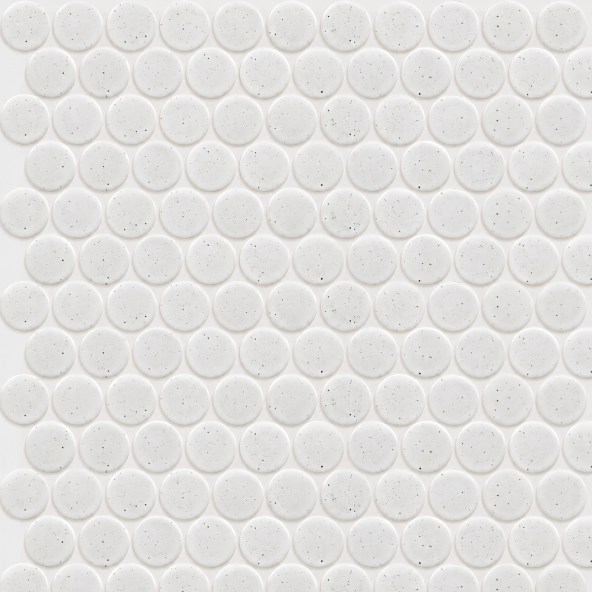 Lungarno MidMod Salt Disks Porcelain Mosaic Tile