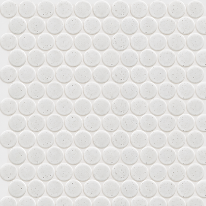 Lungarno MidMod Salt Disks Porcelain Mosaic Tile