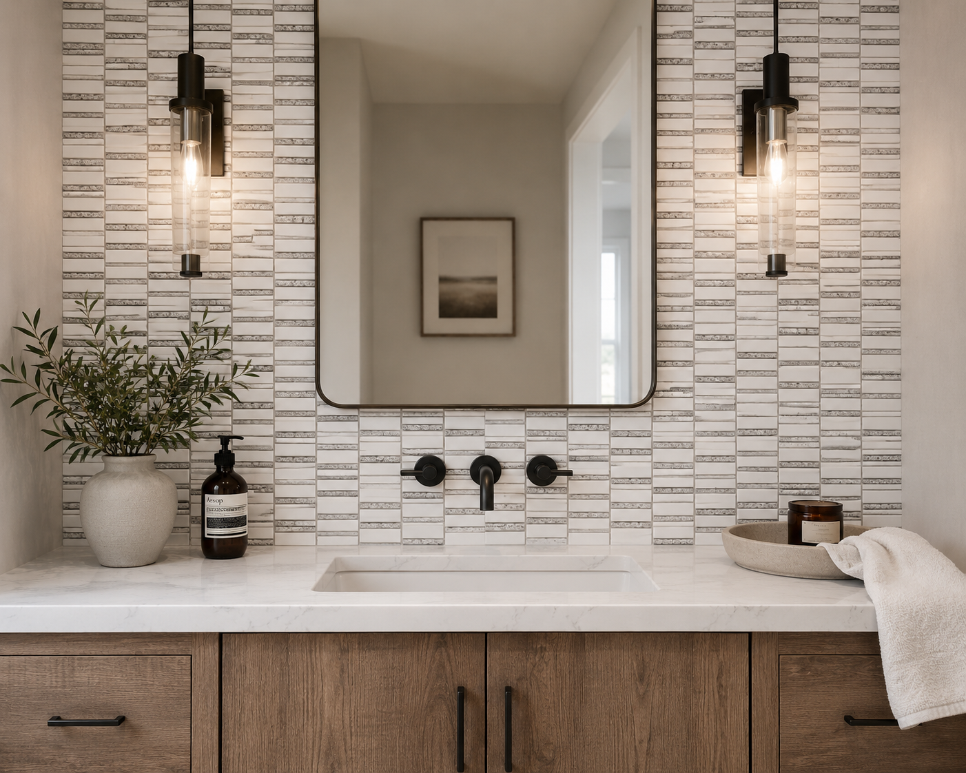 Marmos - Strips 1x3 Textured Mosaic