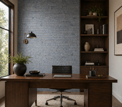 Tempered - Blue Opal Tile