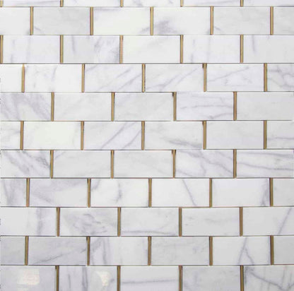 Marmos - Fairmont Brass Subway Mosaic