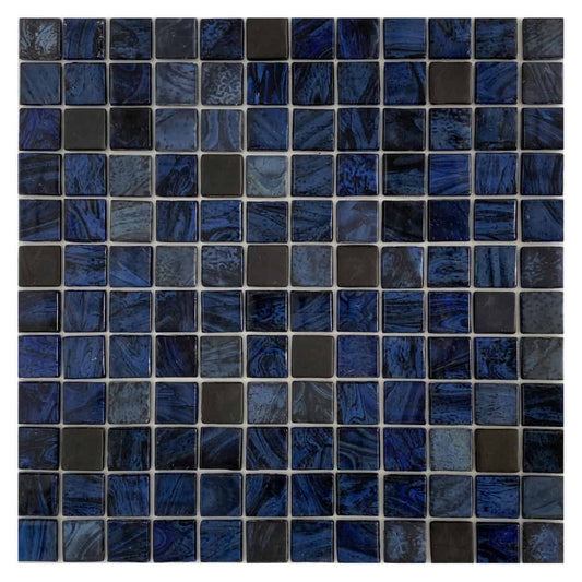Glass Mosaic - Malta Lapiz 1"x1"