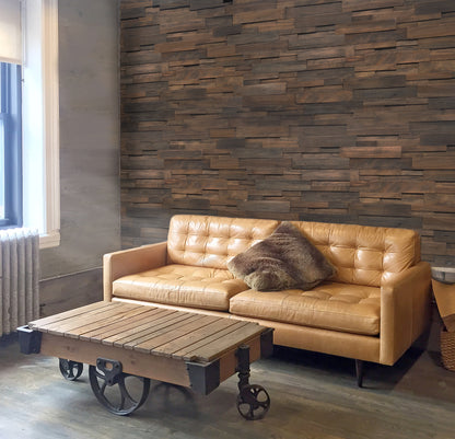 Reclaimed Wood Dark Panel