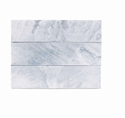 Tempered - Nickel Leather Stone Tile