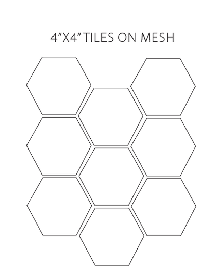 Tempered - Stardust Hex Tile