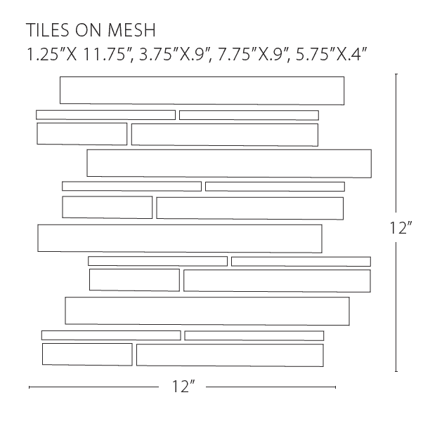 Tempered - Pale Gold Mosaic