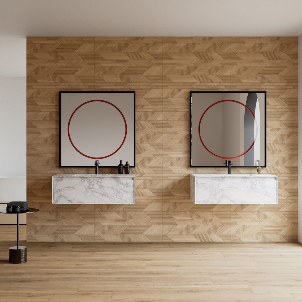 Lungarno New Dimensions Dark Oak Chevron