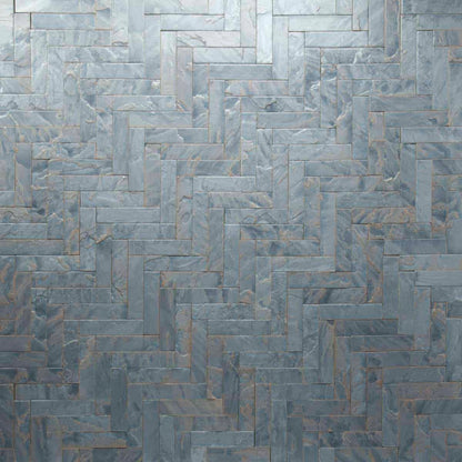 Tempered - Blue Opal Tile