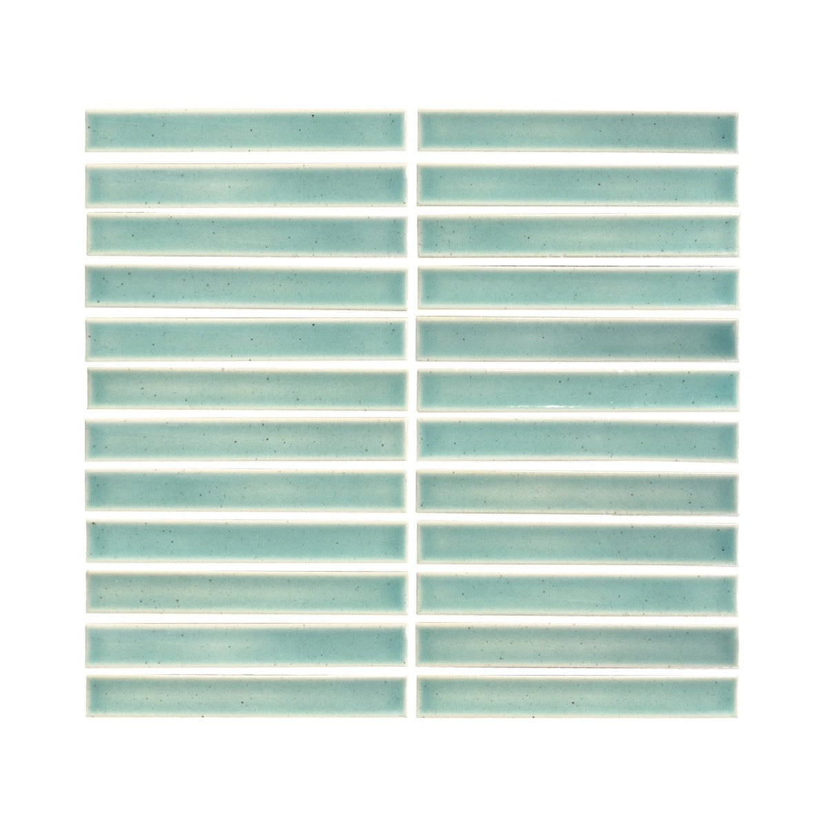 Lungarno MidMod Celeste 1x6 Bars Porcelain Mosaic Tile