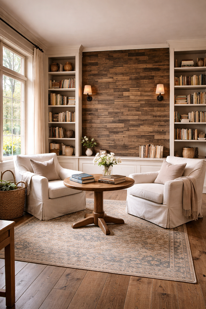 Reclaimed Wood Dark Panel