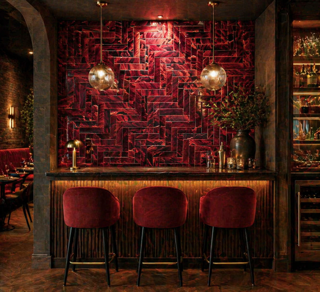 Tempered - Ruby Tile