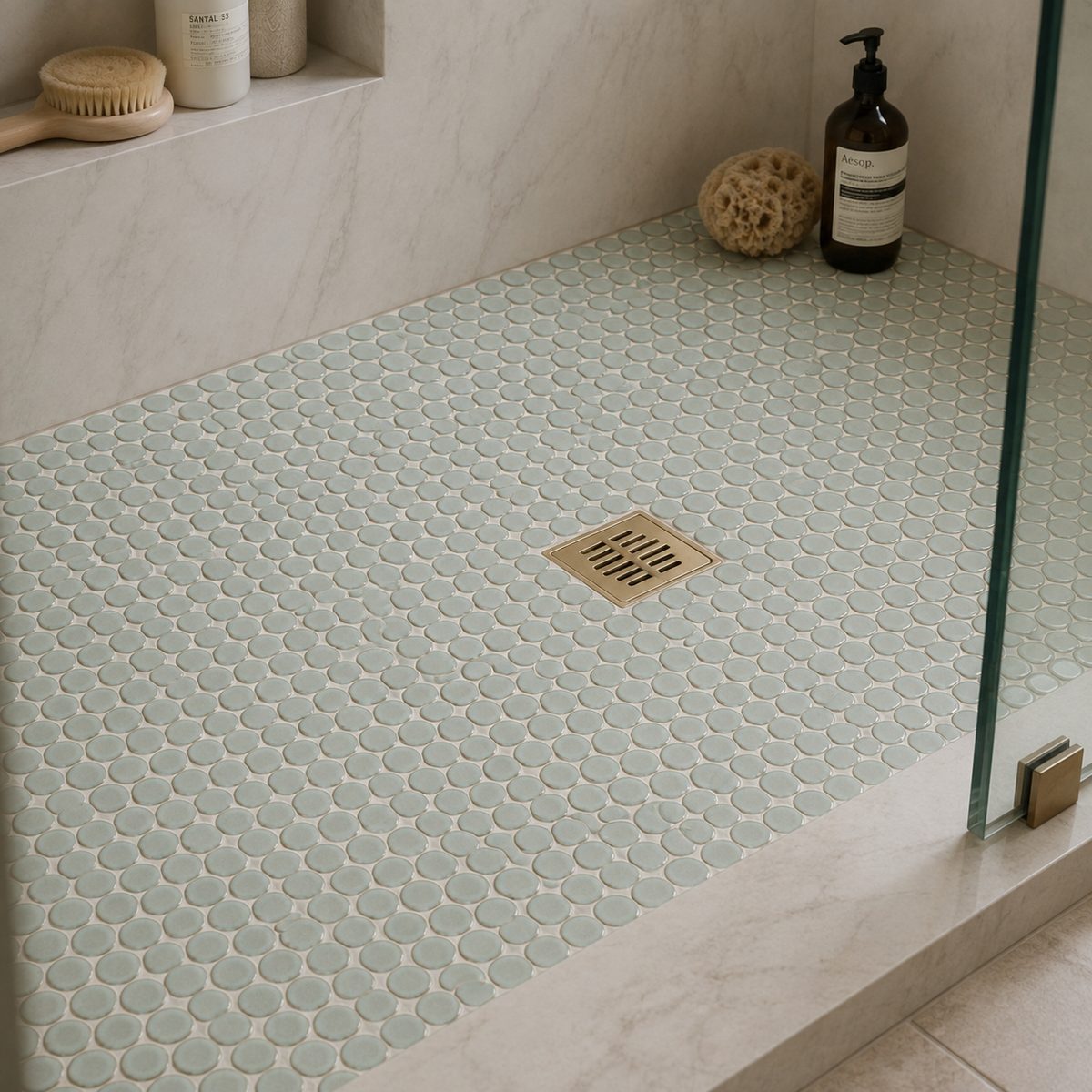 Lungarno Streamline Celadon Pennyrounds