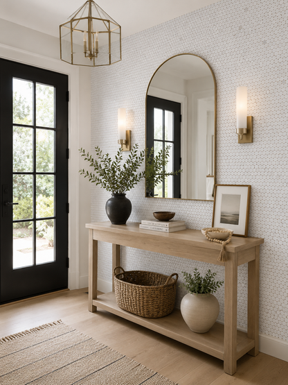 Marmos - Fairmont White Penny Round Mosaic