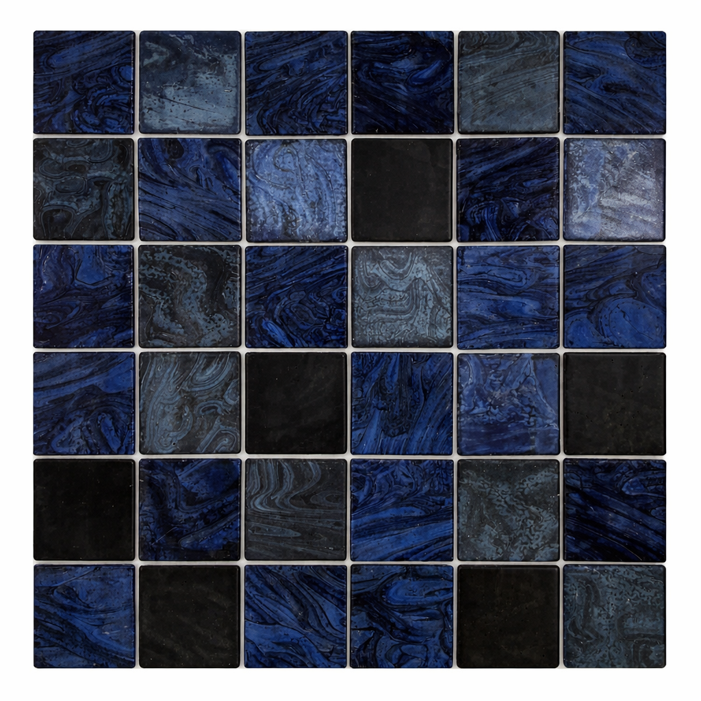 Sample - Glass Mosaic - Malta Lapiz 2"x2"