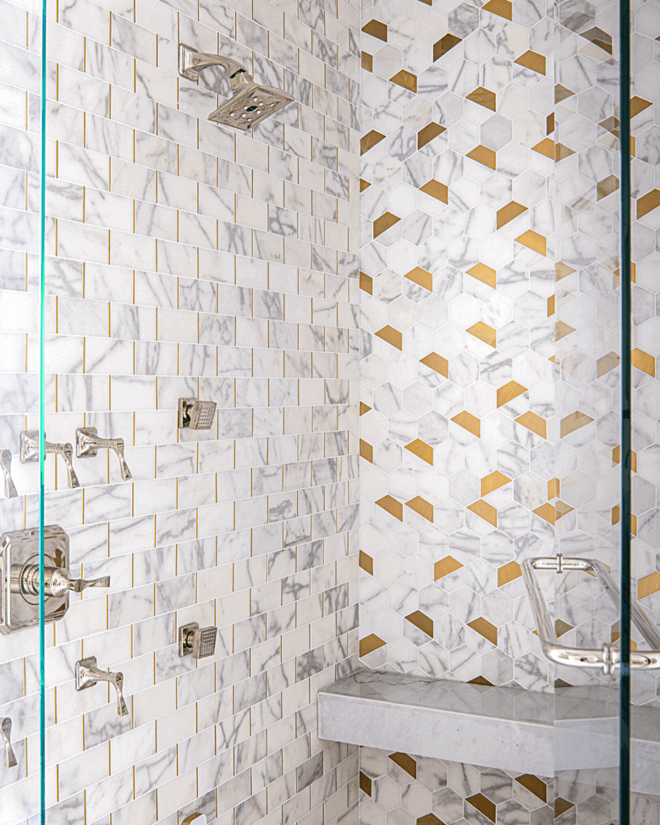 Marmos - Fairmont Brass Subway Mosaic