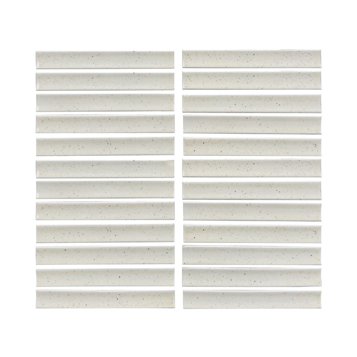 Lungarno MidMod Oat 1x6 Bars Porcelain Mosaic Tile
