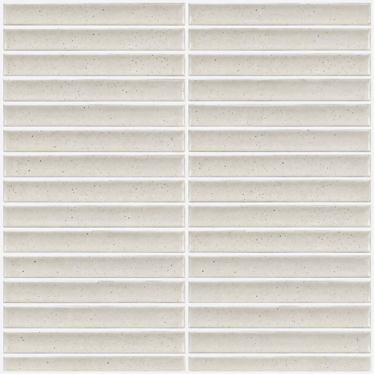 Lungarno MidMod Oat 1x6 Bars Porcelain Mosaic Tile