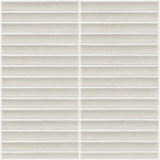 Lungarno MidMod Oat 1x6 Bars Porcelain Mosaic Tile