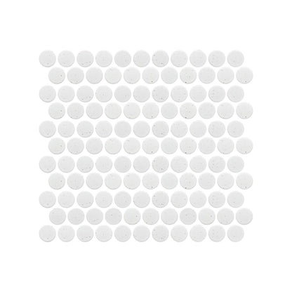 Lungarno MidMod Salt Disks Porcelain Mosaic Tile
