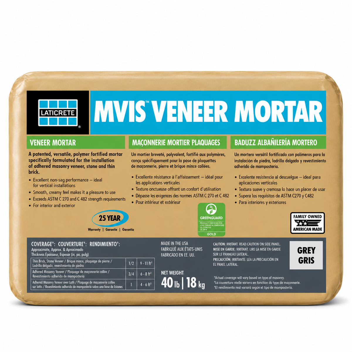 Laticrete Masonry Veneer Mortar